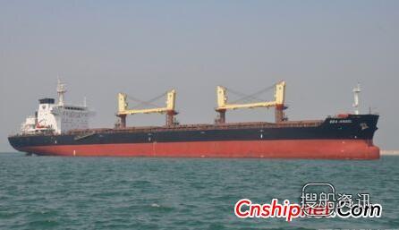 中航威海船厂37650DWT散货船完成试航,5.7万吨散货船多少钱