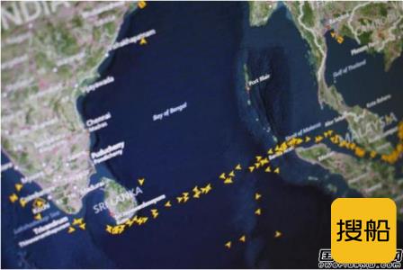 油船暴增引发全球最大海上交通拥堵