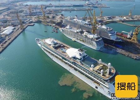 Navantia修船厂正服务维修4艘邮船
