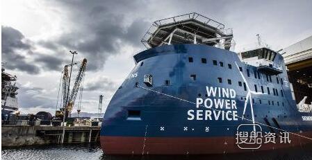 挪威Ulstein Verft船厂一艘风电场服务运营船下水,挪威 船厂