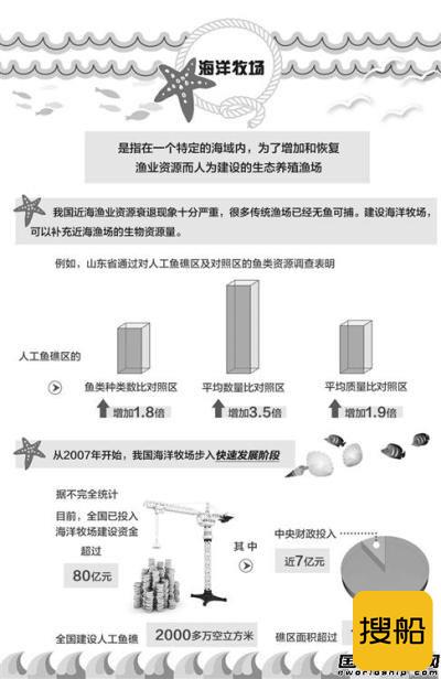 中国建设海洋牧场保障蓝色粮仓