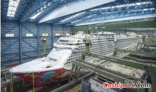 Meyer Werft“云顶梦”号邮轮将出坞,云顶梦号邮轮