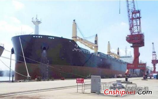 口岸船舶第二艘5.55万吨杂货船凯旋试航,泰州口岸船舶有限公司