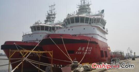 大津重工2艘海洋平台工作船成功交付,江苏大津重工有限公司