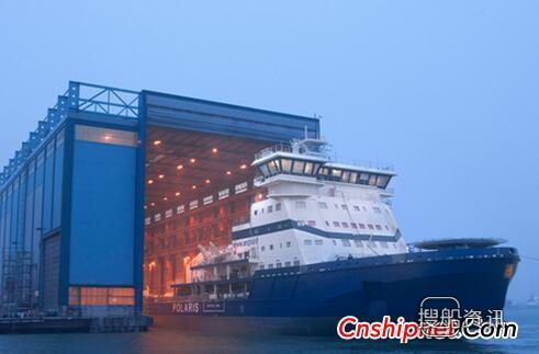 世界上第一艘LNG动力破冰船“Polaris”号交付,中国第一艘破冰船