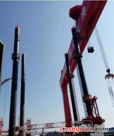 黄船海工SE-300LB型海上居住平台成功完成两大节点,海工船