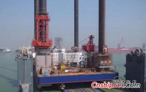 黄埔文冲首座SE-300LB自升式海工平台顺利下水,黄埔文冲