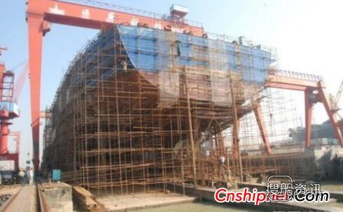 口岸船舶6.4万吨散货船顺利完成轴线交验,