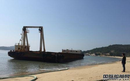 两艘韩国工程船漂到福清海域