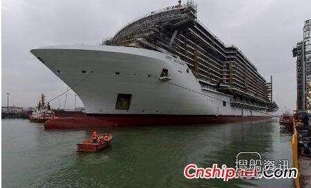Monfalcone船厂“MSC Seaside”号豪华邮轮下水,豪华邮轮 日本船厂