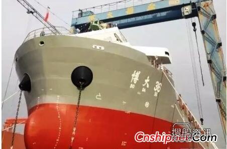 宁波博大船业558TEU集装箱船“博大36”轮顺利下水,宁波博大船业有限公司