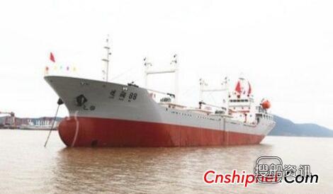 东红船业102m远洋冷藏运输船“连润88”完成试航,冷藏运输船