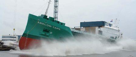 Ferus Smit建造“Arklow Castle”号油船下水