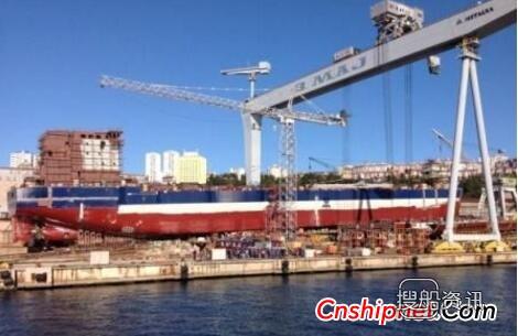 克罗地亚造船厂一艘24900吨散货船下水,散货船多少钱一艘