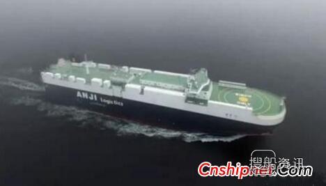金陵船厂3800车位汽车运输船首制船顺利海试,金陵船厂2018有几条船