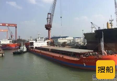 江苏海通9800吨散货船4#船试航归来