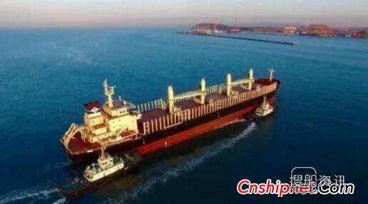中航威海两天内连续交付2艘38000吨散货船,5.7万吨散货船多少钱