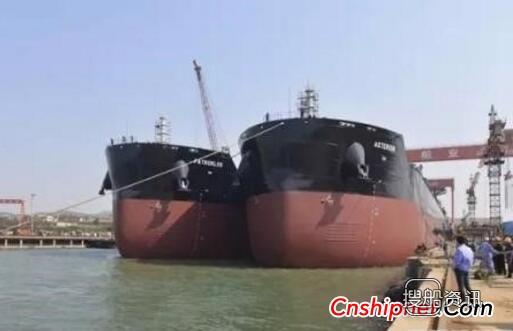 蓬莱中柏京鲁船业6艘新船顺利出坞,蓬莱中柏京鲁船业