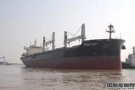 口岸船舶交付一艘38000吨散货船
