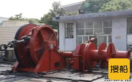 武汉船机40万吨矿砂船配套锚绞机通过船检