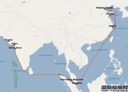 5大船公司联手推出中国北部至印度航线