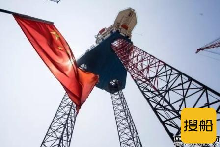 振华重工“振海3号”平台完成全程抬升试验
