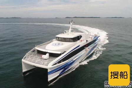 Incat Crowther交付一艘双体客船