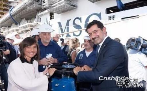 MSC地中海邮轮“地中海海平线”号邮轮出坞下水,地中海邮轮海平线号