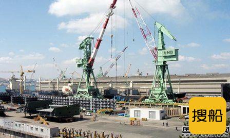 现代尾浦造船4号船坞因工作量不足暂停