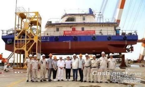 润邦海洋“海豚1号”风电运维船顺利下水,润邦海洋工程装备公司