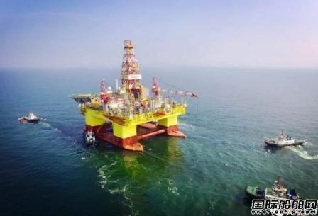 大船海工最先进第六代深水半潜平台海试