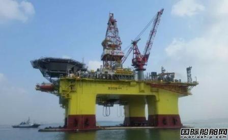 大船海工A5000型深水半潜式钻井平台完成海试