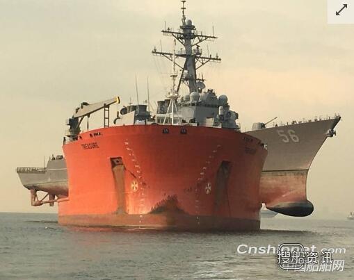 麦凯恩驱逐舰 美军驱逐舰“麦凯恩”号被撞遭中国半潜船“公主抱”,麦凯恩驱逐舰