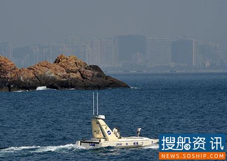 我国首次利用无人艇进行海岸带综合地质调查,