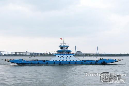 镇江船厂顺利交付1艘车客渡船,100吨汽车渡船出售
