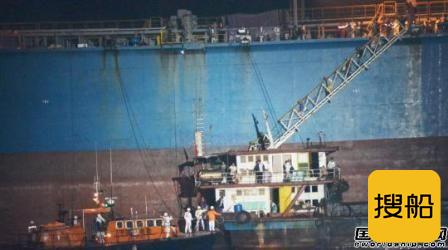 珠江口撞船现场附近一船失火4人烧成重伤