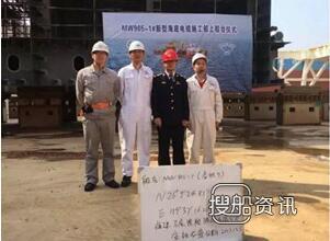 国内首制5000吨级新型海底电缆施工船分段即将上台,海底电缆铺设船