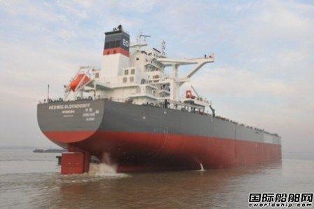 口岸船舶20.8万吨散货船（TC0405）试航凯旋