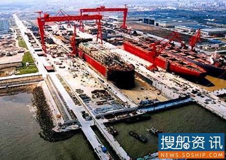2017年中国超韩国居全球新船订单量榜首