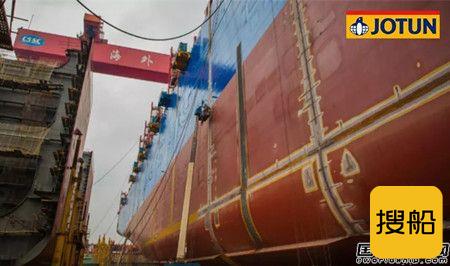 中远佐敦为国产首批2万箱船提供涂装解决方案