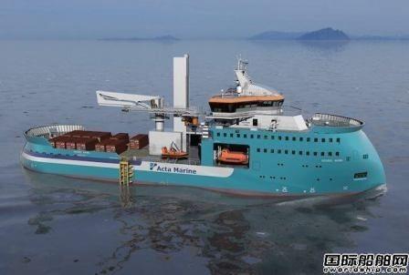 Acta Marine新建风场运维船完成船体建造