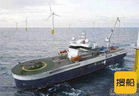 达门展示W2W海上风电运维母船