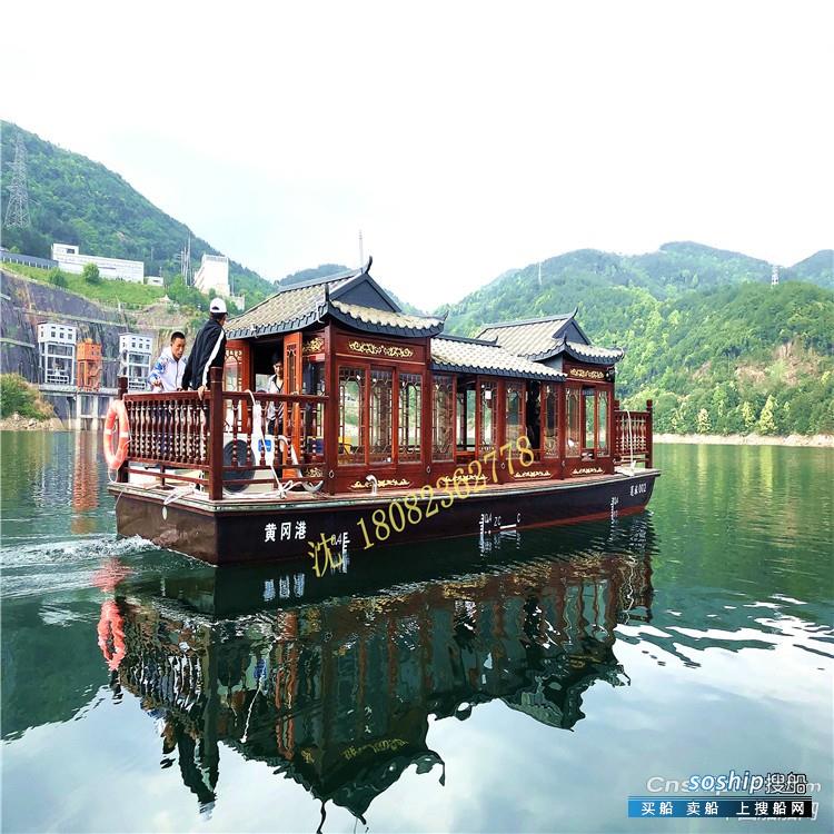 湖北白莲湖水库游船厂销售景区旅游观光画舫船