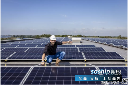 达门集团在荷兰8个船厂全面安装太阳能电池,上海船厂
