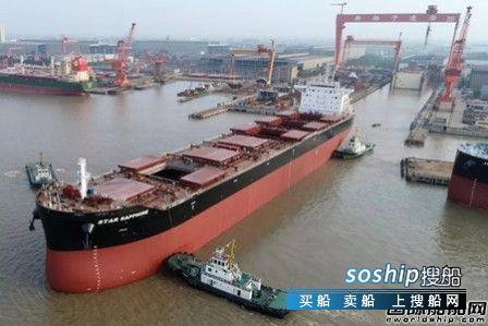 新扬子造船82000吨散货船出坞完整性创新高,82000散货船