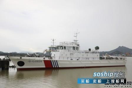 江龙船艇为福建海事局建造40米级B型巡逻艇2号船下水,江龙船艇骆宗亮