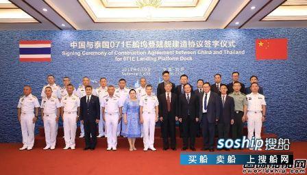 中船集团签署出口泰国海军船坞登陆舰建造协议,泰国海军