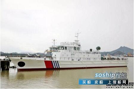 江龙船艇批量40米级B型巡逻艇3号艇顺利下水,江龙船艇骆宗亮
