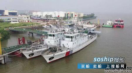 江龙船艇批量40米级B型巡逻艇3号艇顺利下水,江龙船艇骆宗亮