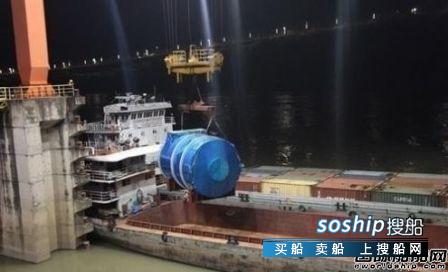 江源化机与三菱造船合作交付两台脱硫塔,三菱造船
